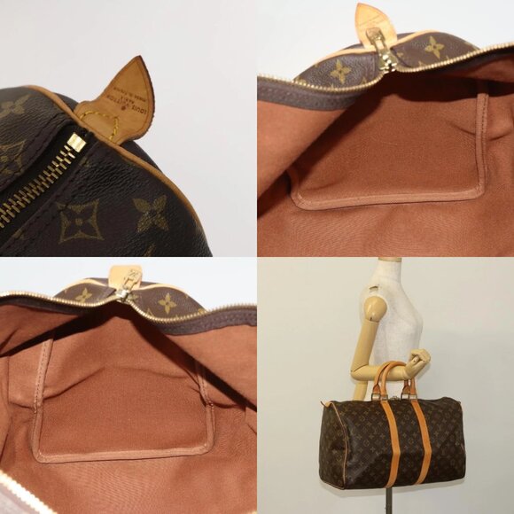 LOUIS VUITTON Monogram Keepall 45 Boston Bag M41428 LV Auth 126875 - Picture 14 of 14
